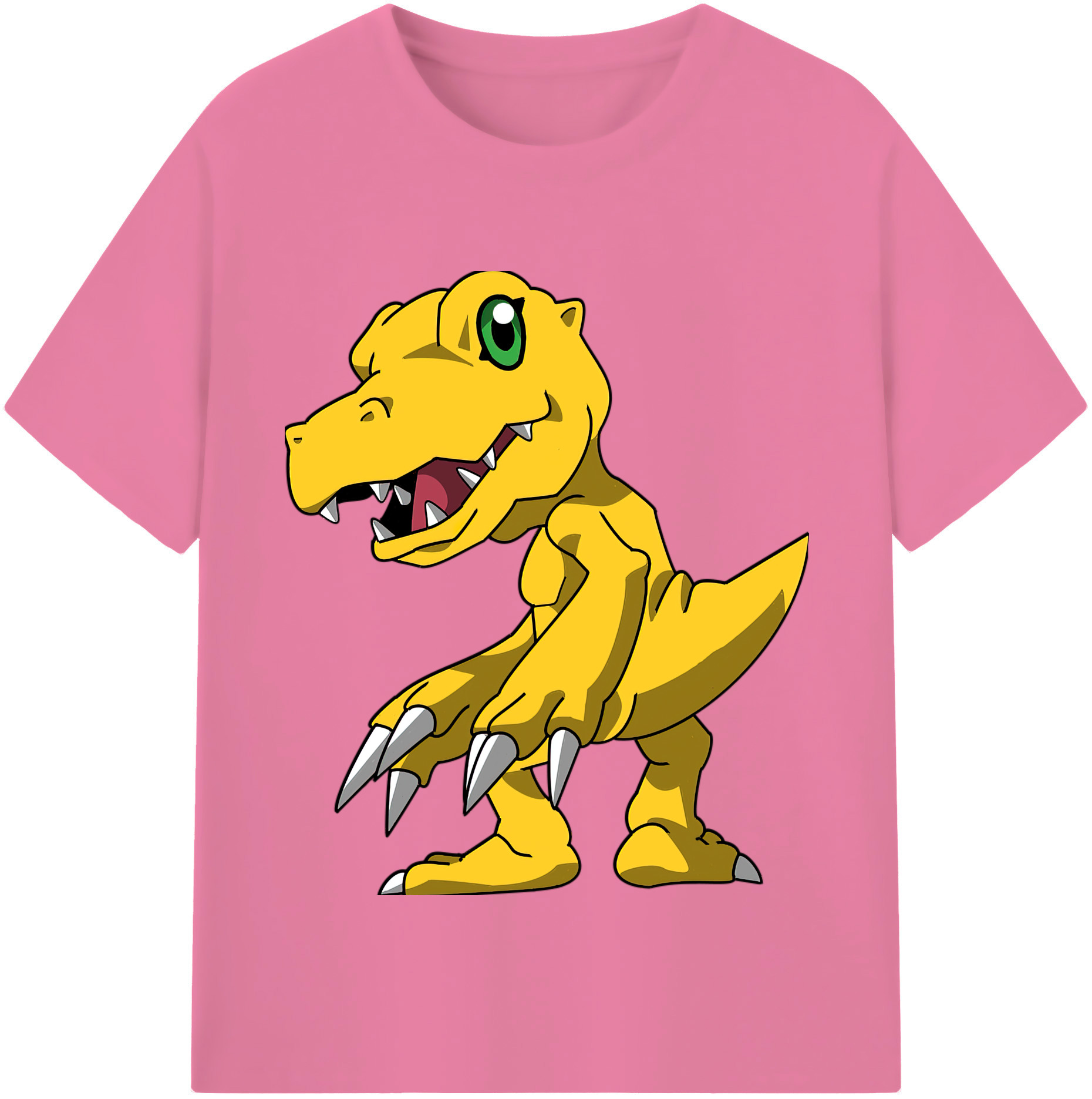 （画像用） Digimon デジタルモンスター/デジモン 綿100％半袖Tシャツ（フロントプリント）